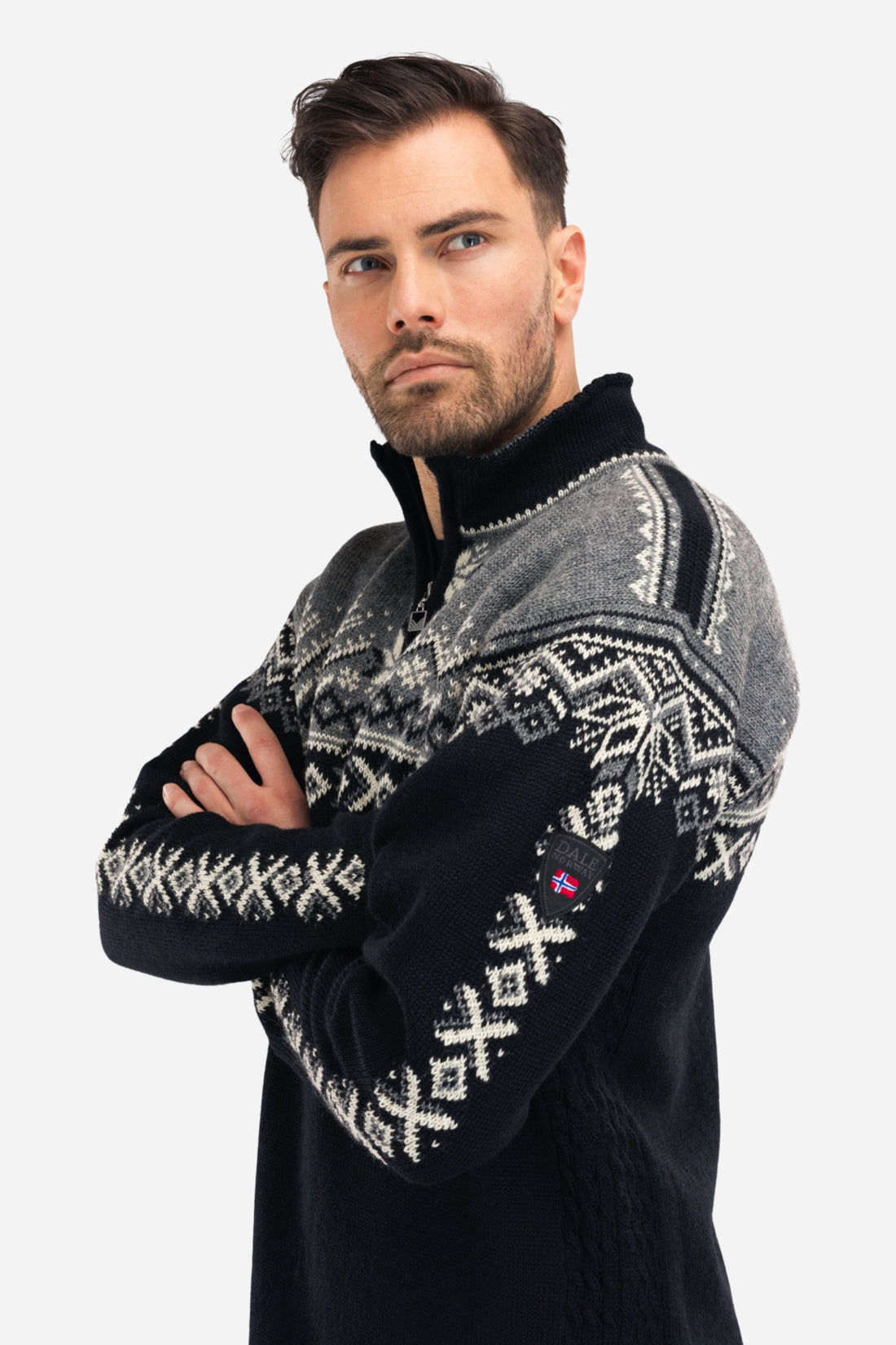 Dale of Norway - 140th Anniversary Men's Sweater - Black