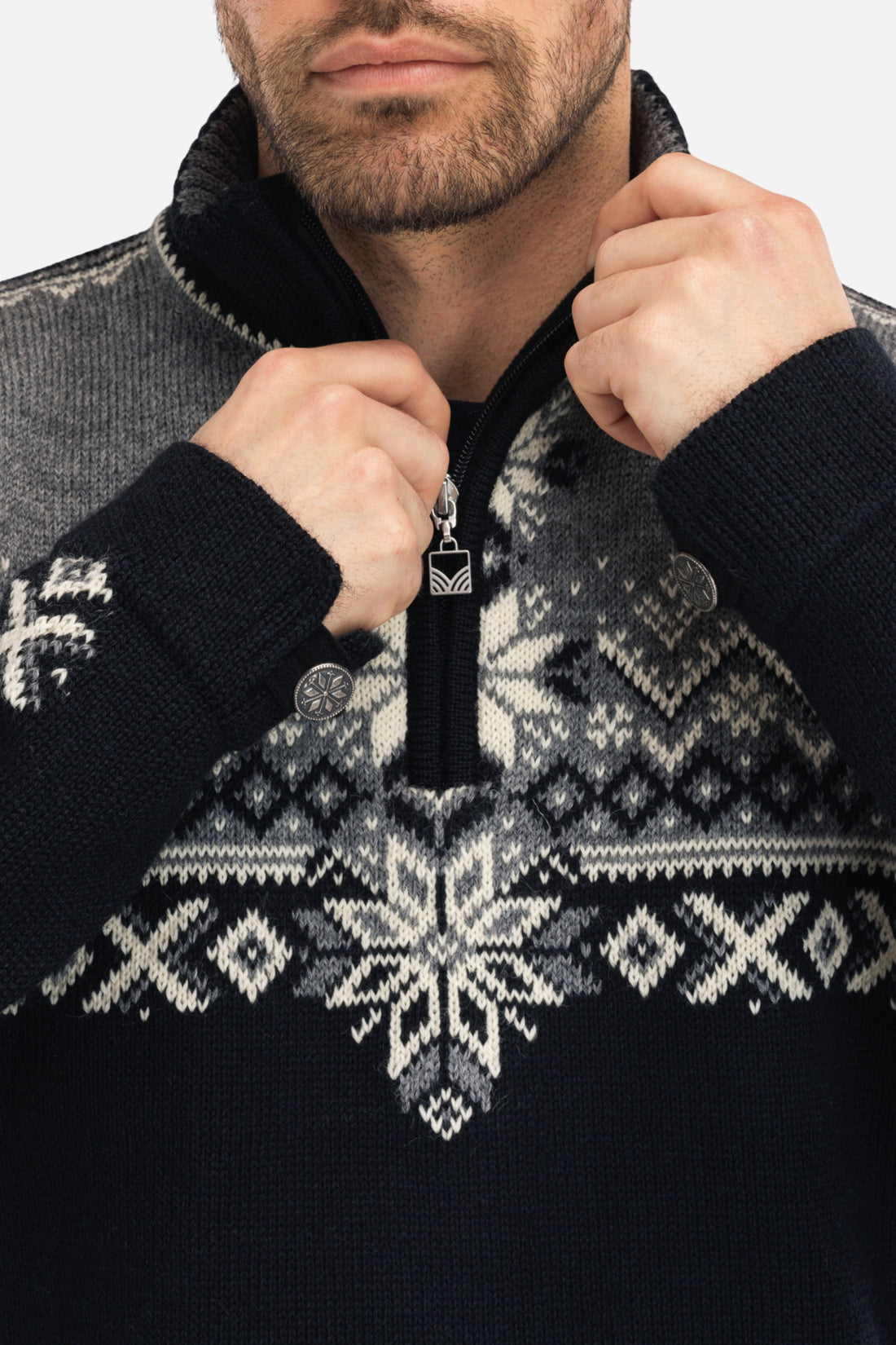 Dale of Norway - 140th Anniversary Men's Sweater - Black