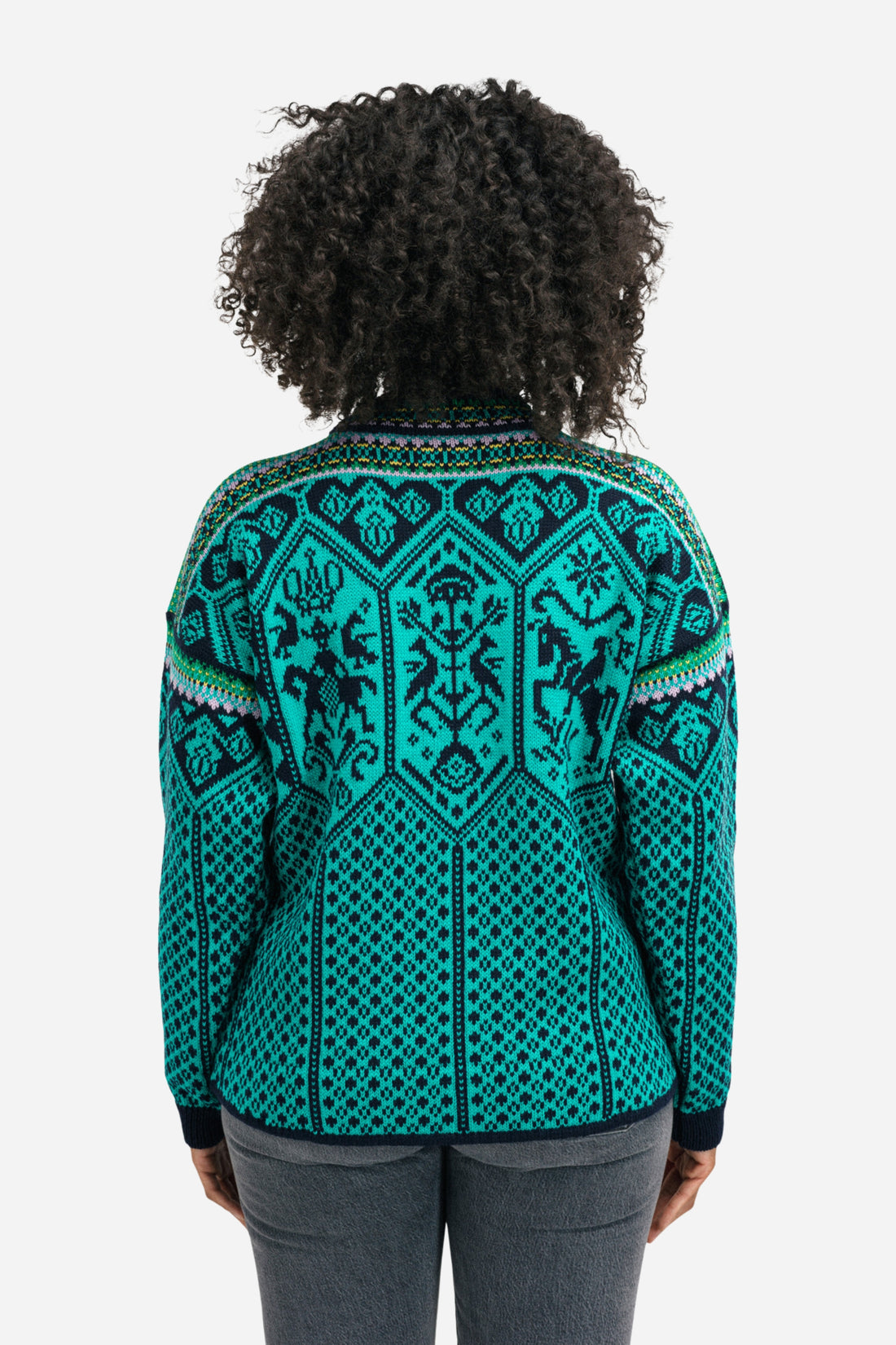 Dale of Norway - 1994 Feminine Sweater - Marine Peacock