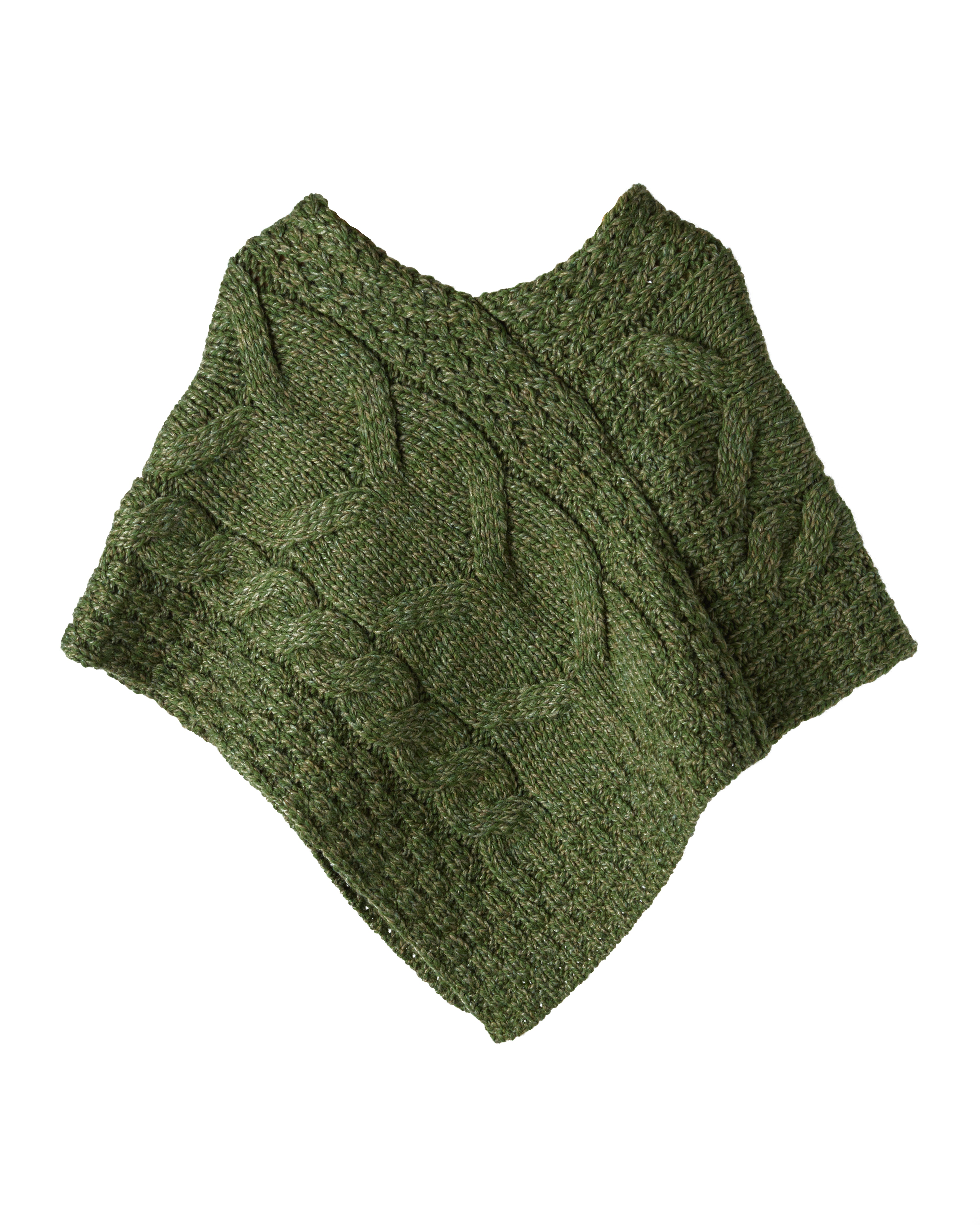 Super Soft Merino Poncho - Irish sweater poncho