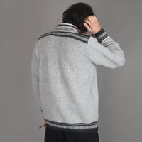 Susan Fosse - Stølen Men's Cardigan - Grey
