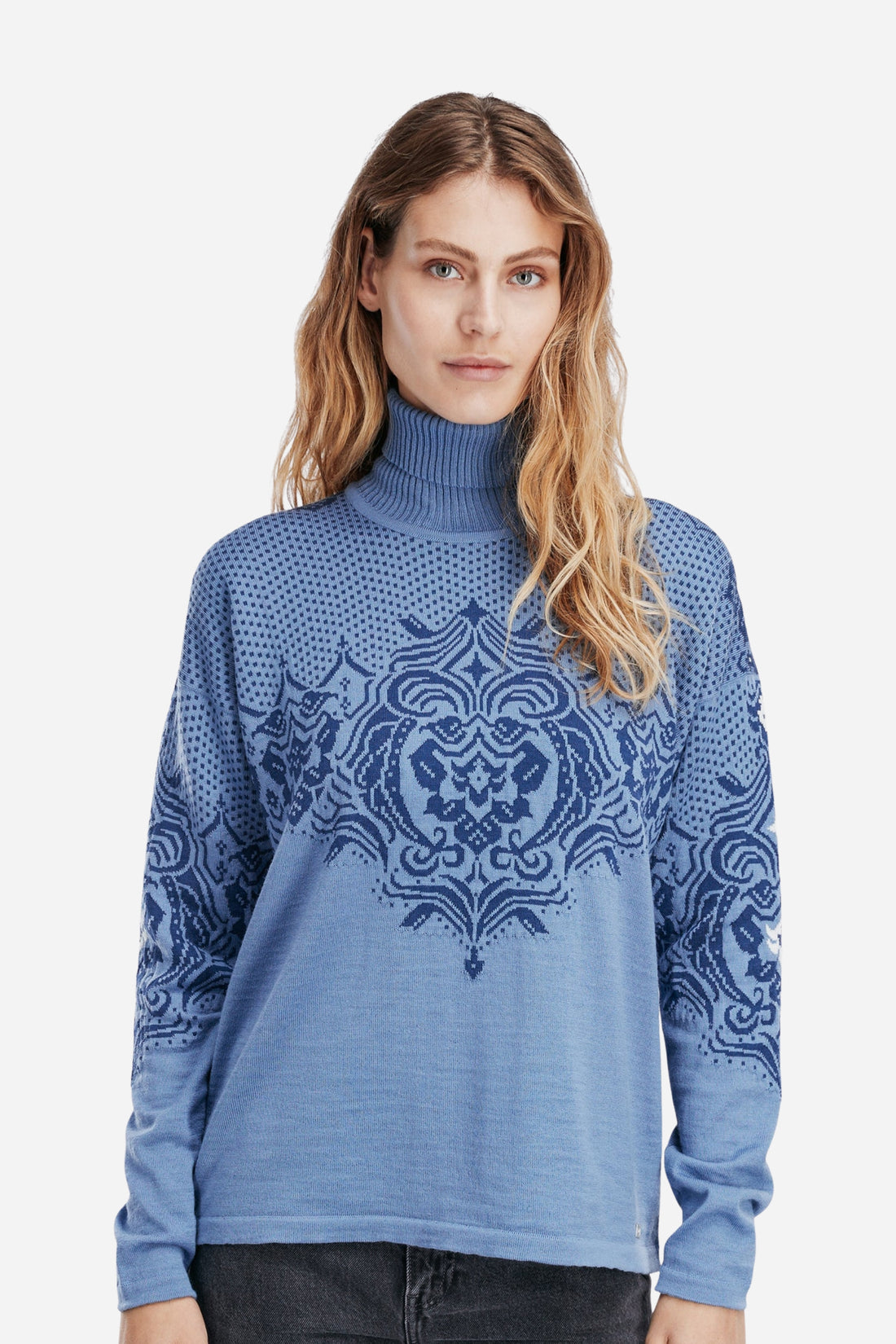 Dale of Norway - Rosendal Women's Sweater - Blue