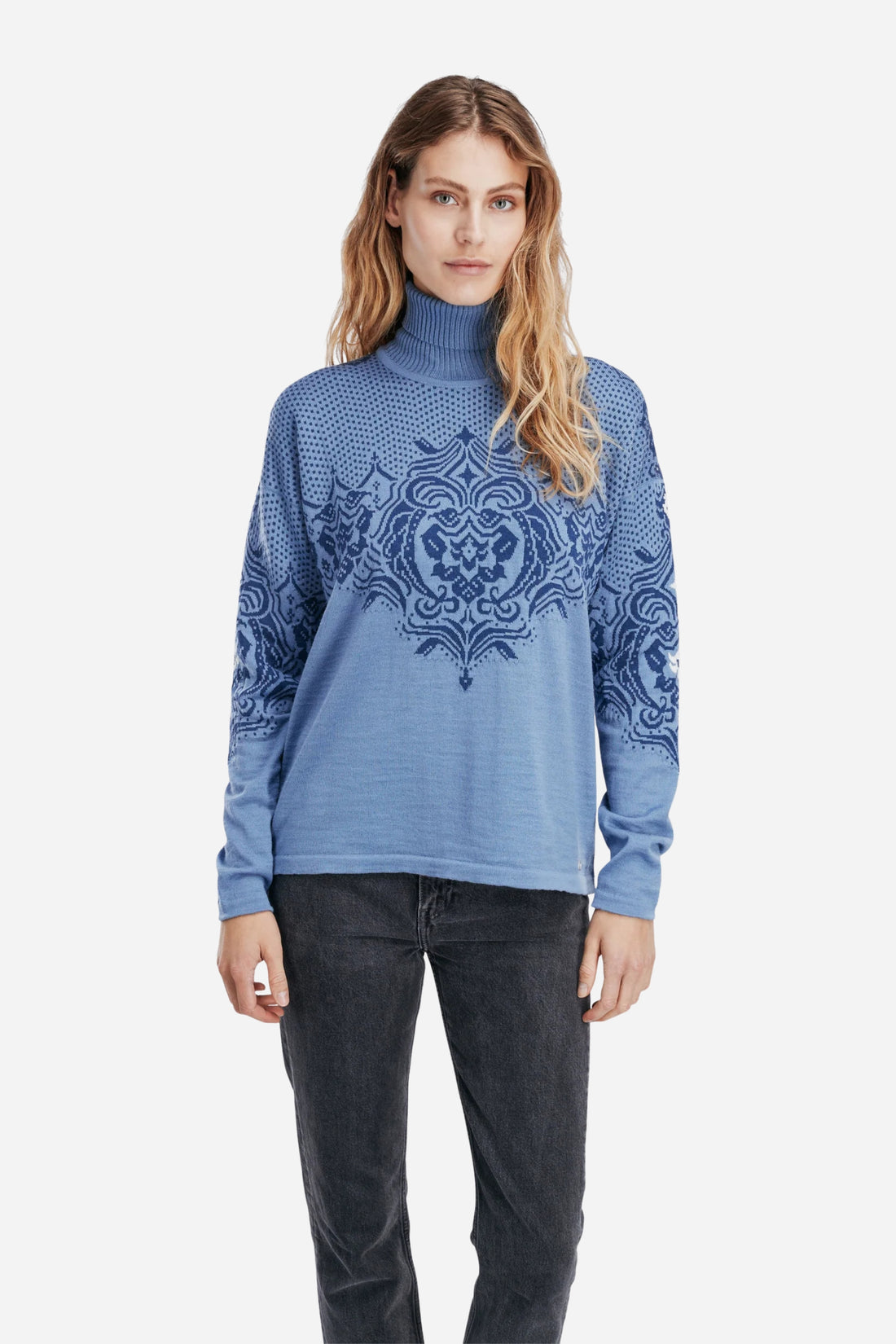 Dale of Norway - Rosendal Women's Sweater - Blue