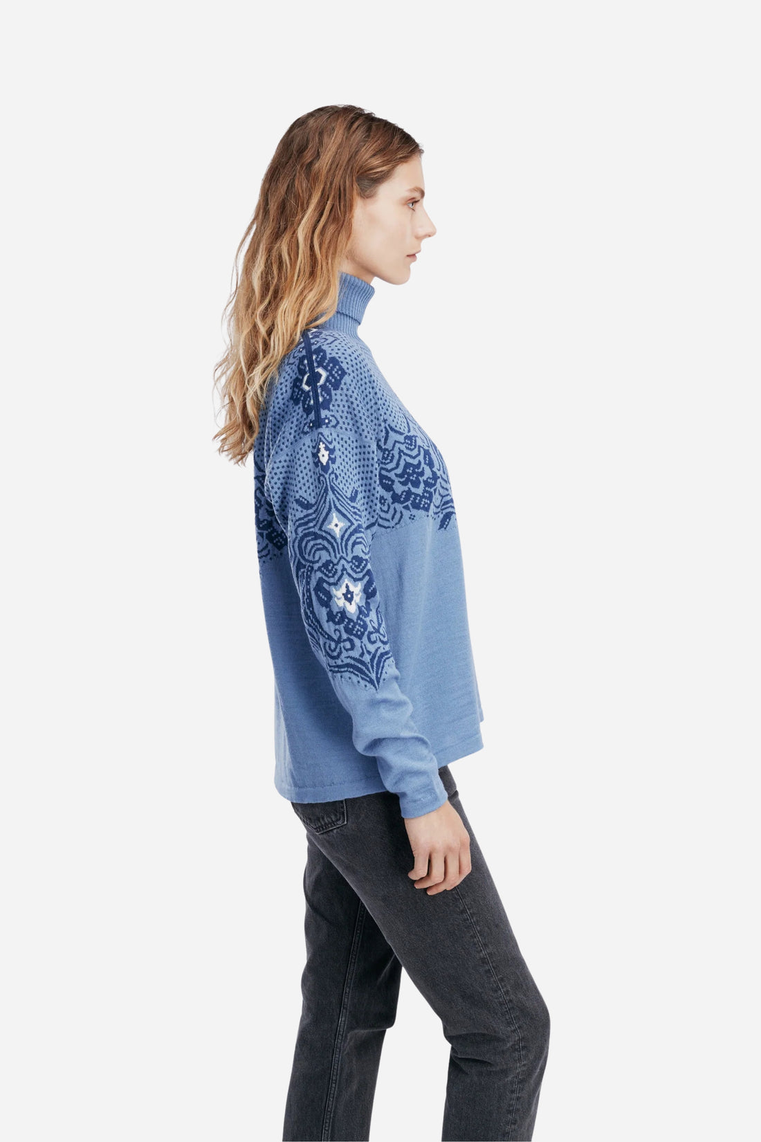 Dale of Norway - Rosendal Women's Sweater - Blue
