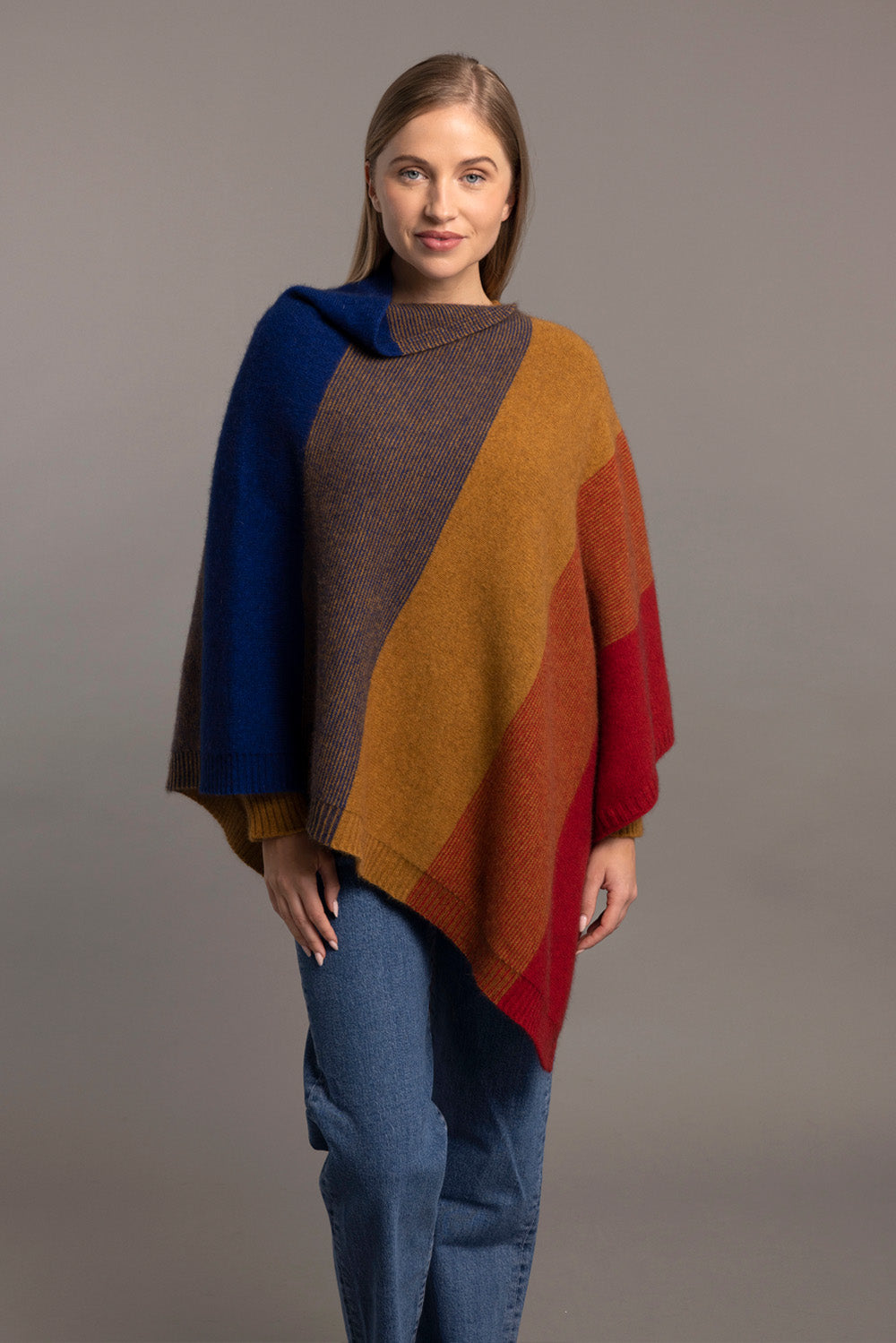 Possum - Ombre Poncho - Primary
