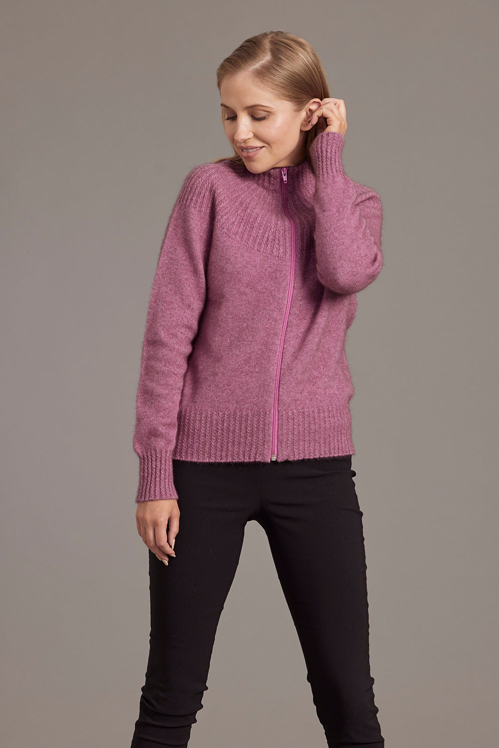 McDonald - Yoke Neck Jacket - Heather