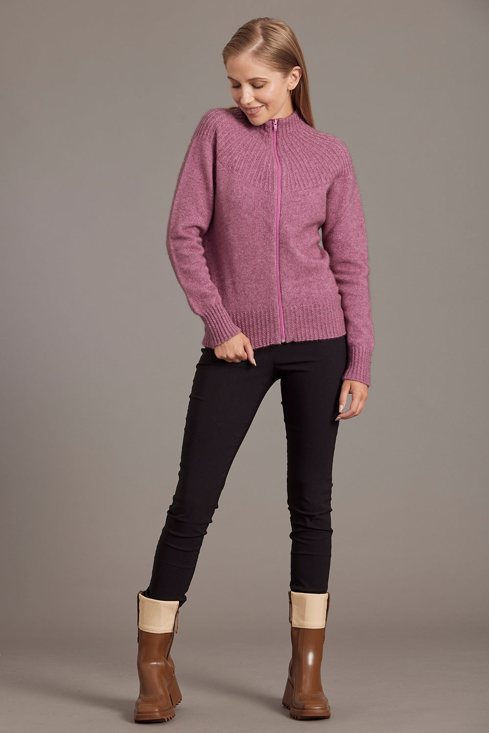 Possum - Zip Jacket - Heather