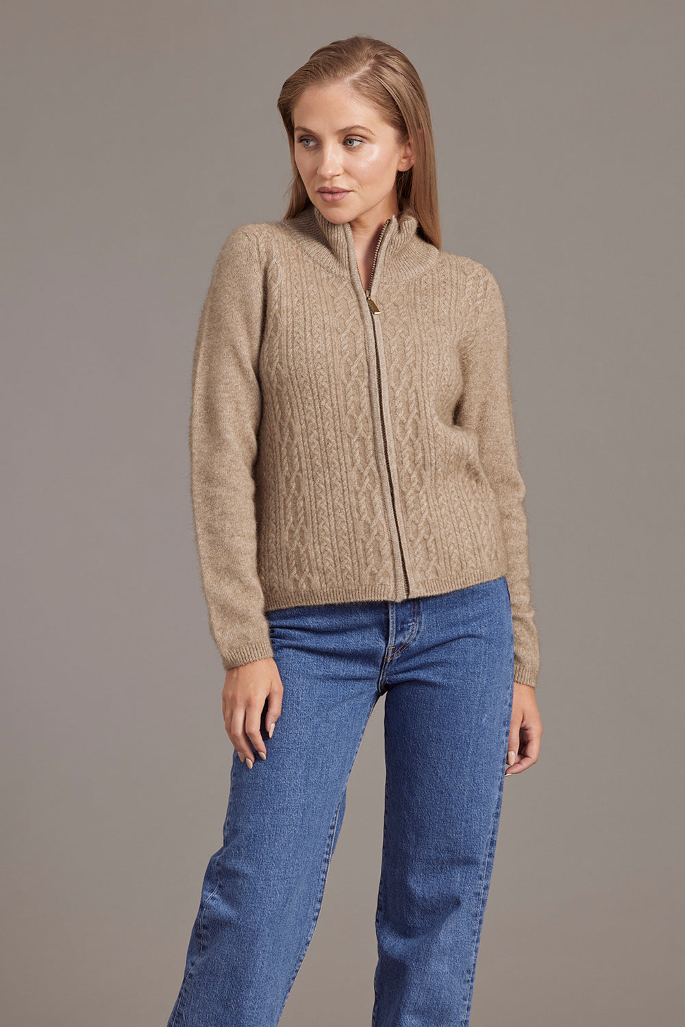 McDonald - Cable Jacket - Mocha