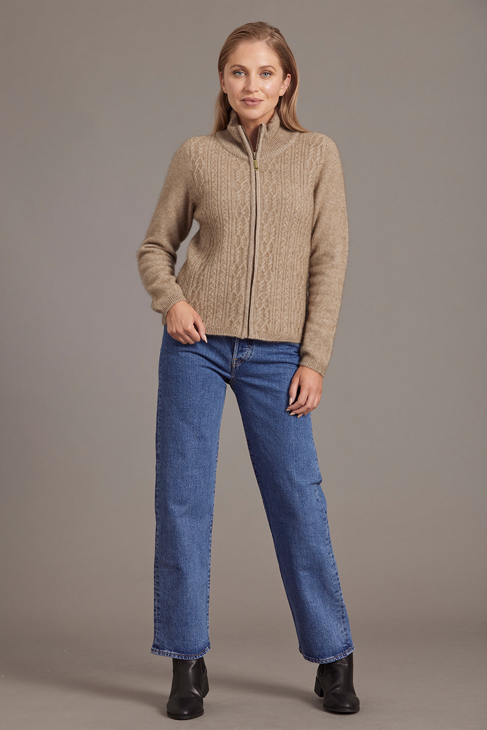 McDonald - Cable Jacket - Mocha