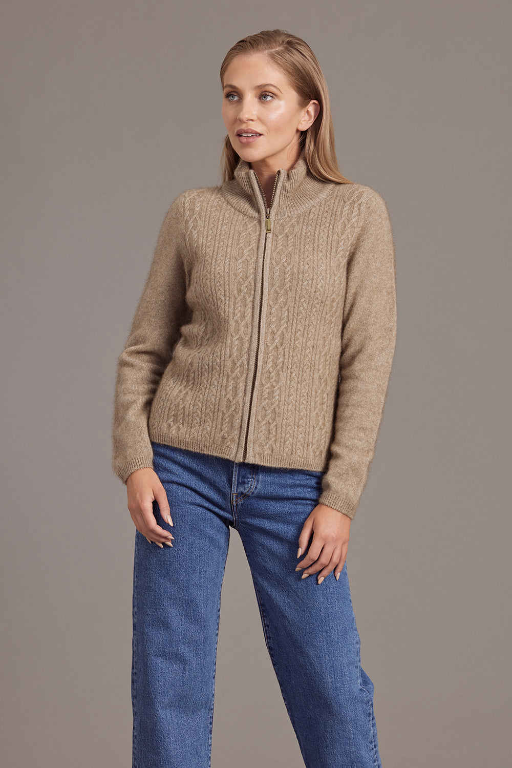 McDonald - Cable Jacket - Mocha