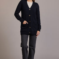 Possum - Ridge Patch Cardigan - Navy