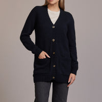 Possum - Ridge Patch Cardigan - Navy
