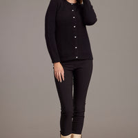 Possum - Crystal Cardigan - Black