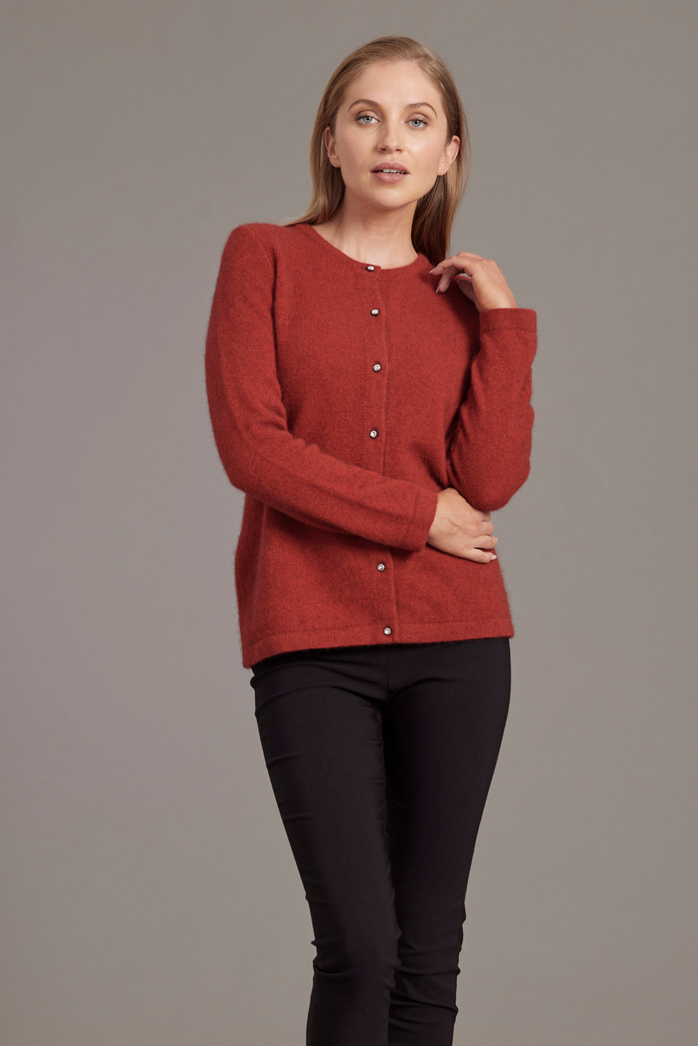 Possum - Crystal Cardigan - Red