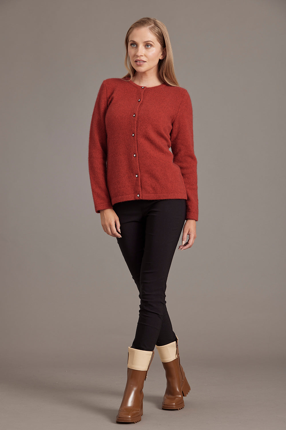Possum - Crystal Cardigan - Red