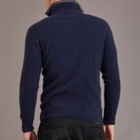 Possum - Cable Jersey - Navy