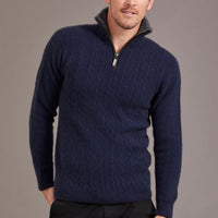 Possum - Cable Jersey - Navy