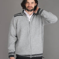 Susan Fosse - Stølen Men's Cardigan - Grey