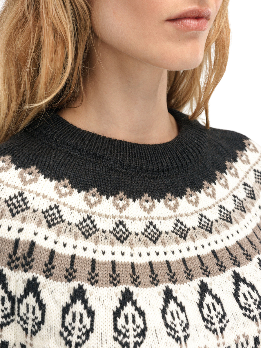 Dale of Norway - Sula Sweater - Offwhite Coffee Sandstone
