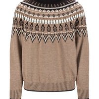 Dale of Norway - Sula Man Sweater - Coffee Sand Offwhite