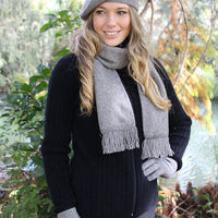 Possum - Tubular Scarf - Silver