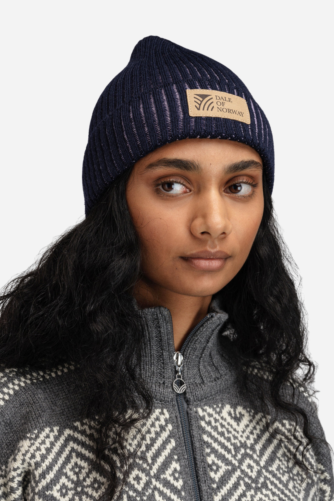 Dale of Norway - Alvoy Hat - Navy & Orchid