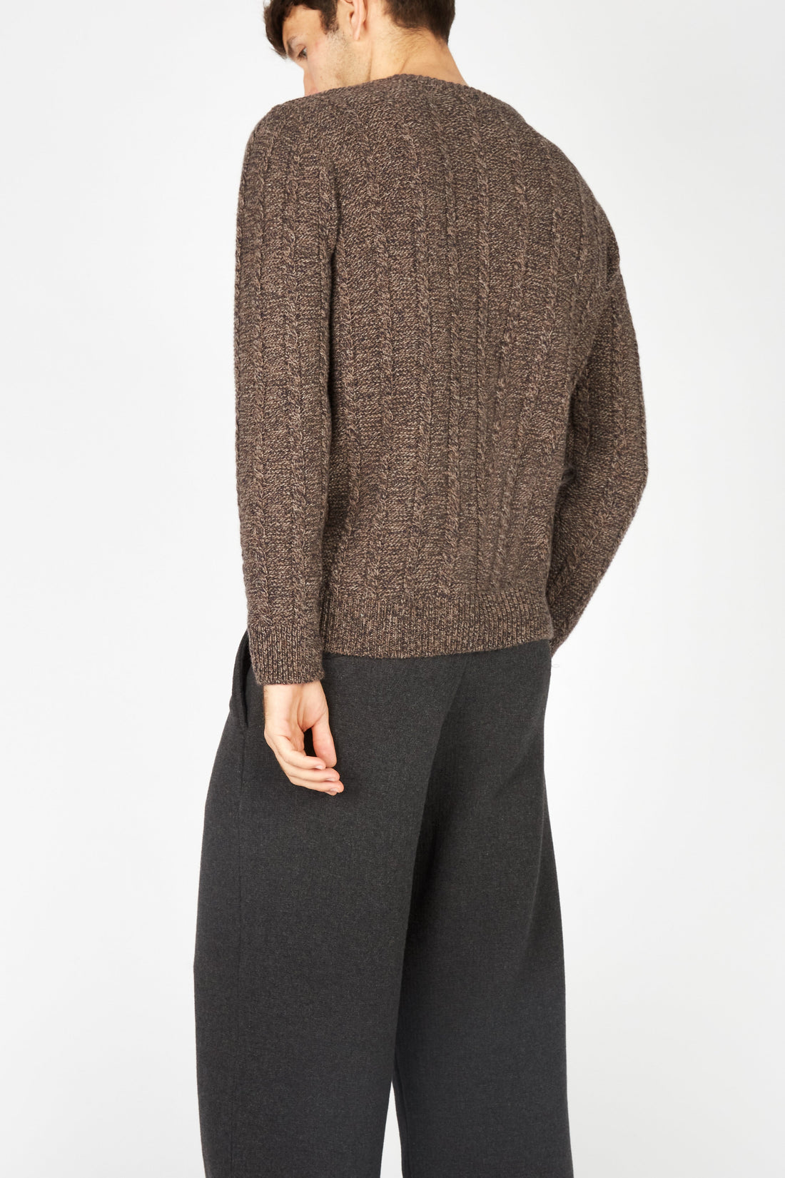 Irish - Sudbury Crew Neck Sweater - Shadow