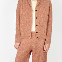 Irish - Robin Shawl Cardigan - Cedar Marl