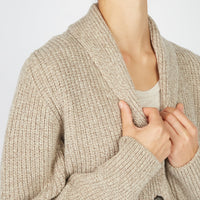 Irish - Robin Shawl Cardigan - Eggshell