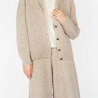 Irish - Robin Shawl Cardigan - Eggshell