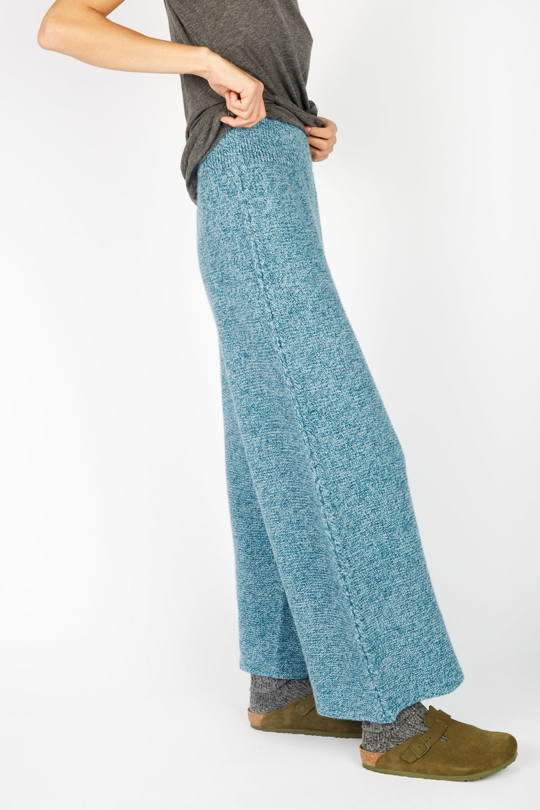 Irish - Kestrel Cropped Trousers - Larimar