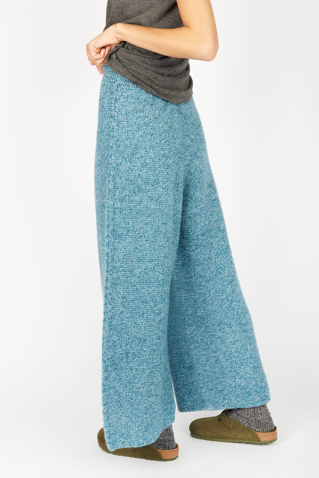 Irish - Kestrel Cropped Trousers - Larimar