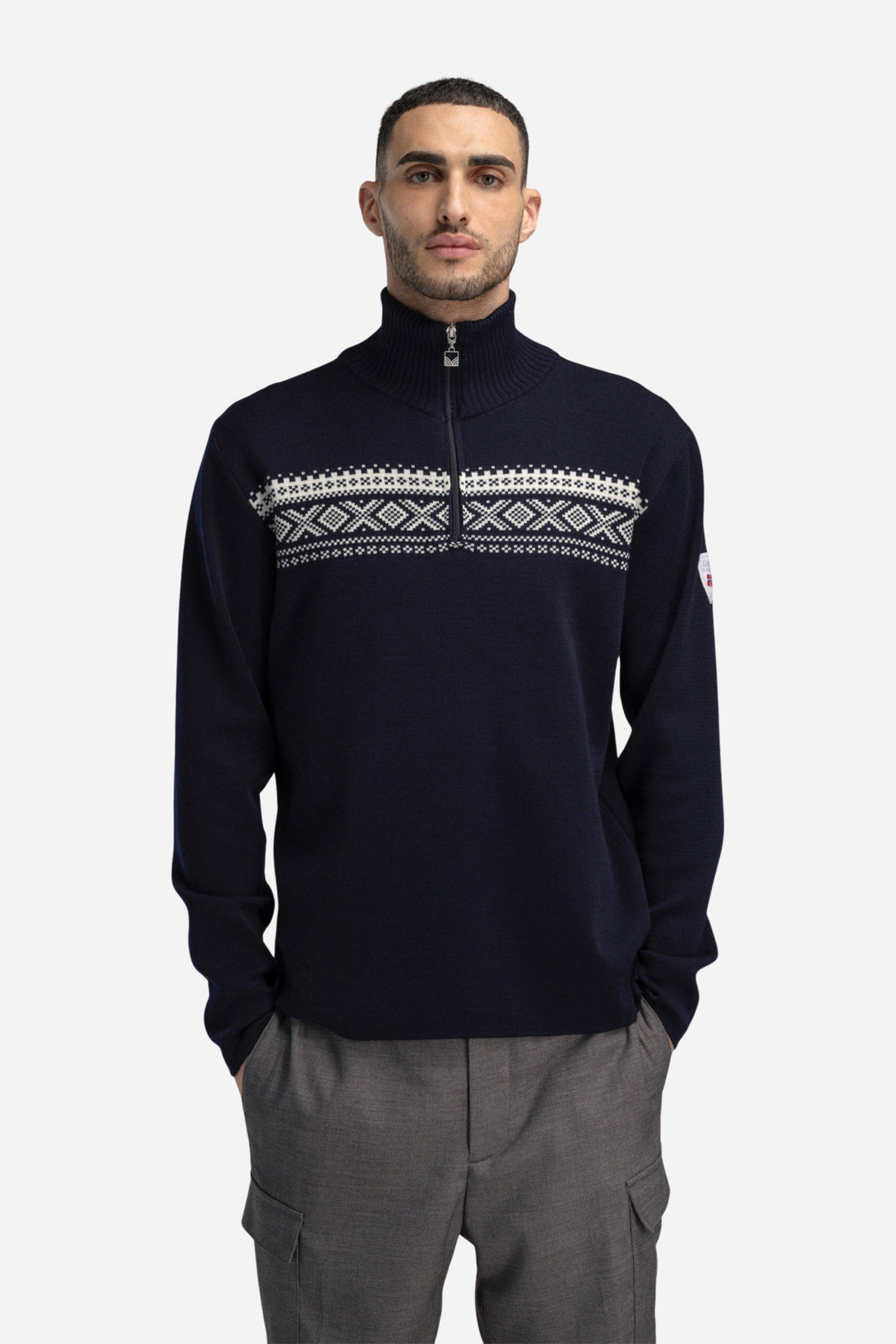 Dale of Norway - Dalestolen Men's Sweater - Navy