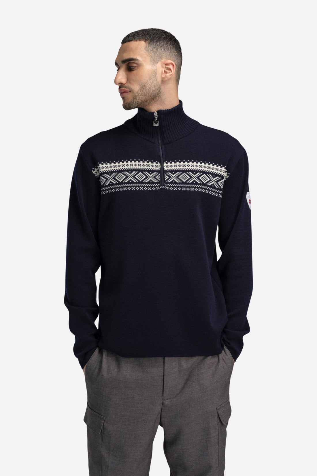Dale of Norway - Dalestolen Men's Sweater - Navy
