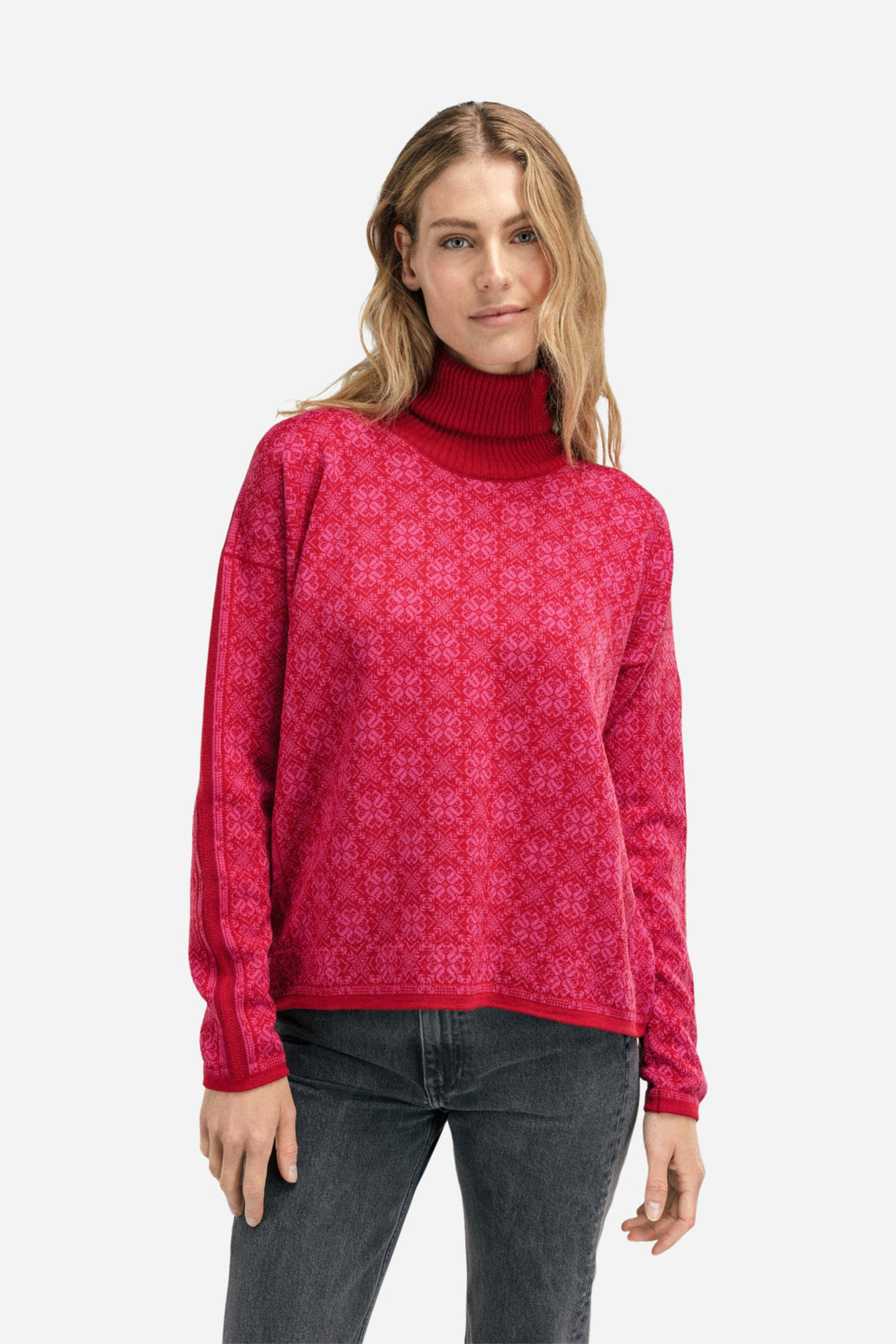 Dale of Norway - Firda Women's Sweater - Raspberry