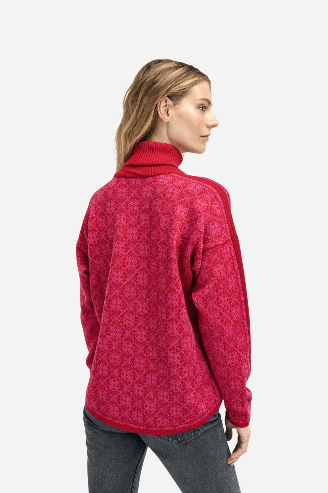 Dale of Norway - Firda Women's Sweater - Raspberry