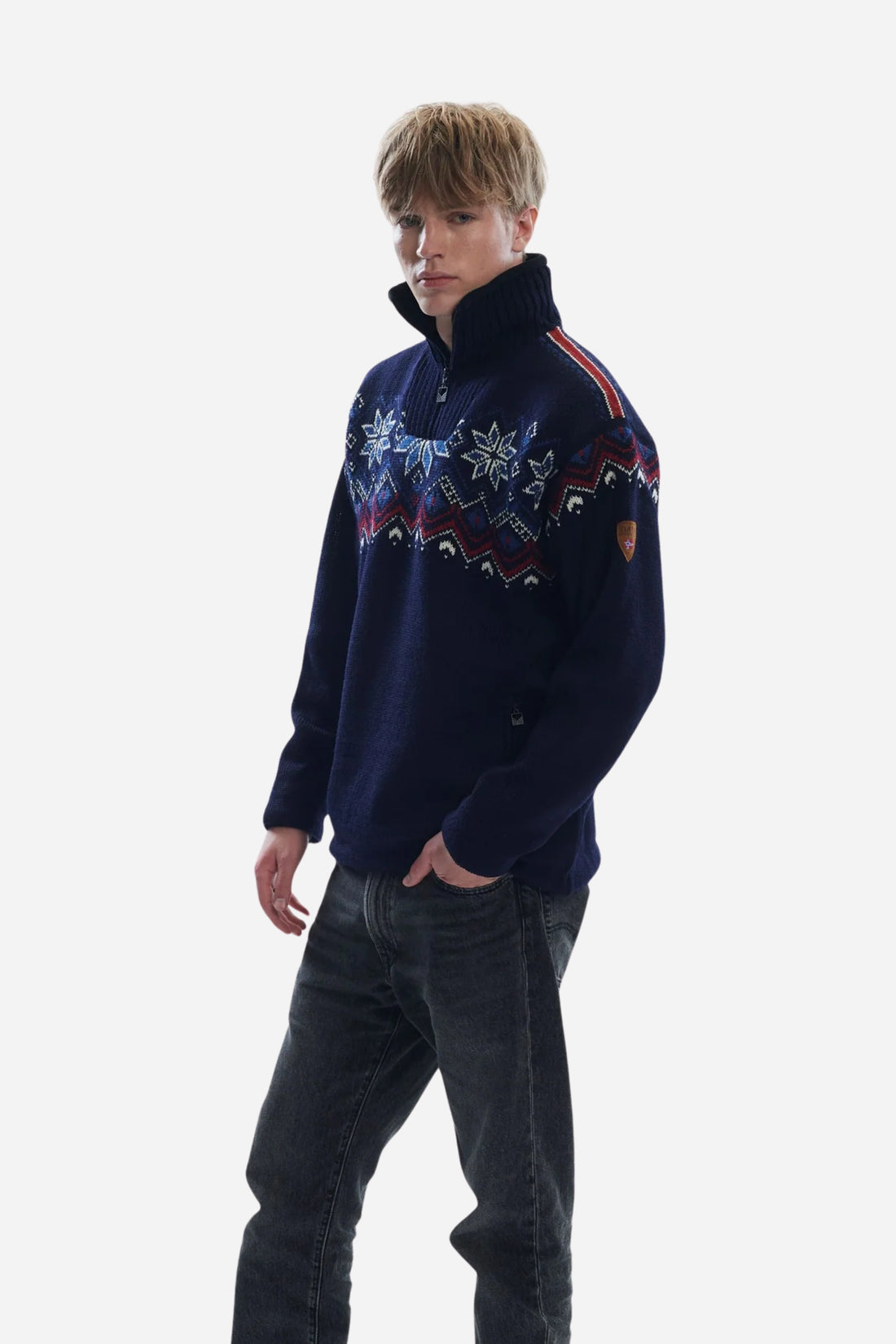 Dale of Norway - Fongen Weather Proof Men's Sweater - Navy