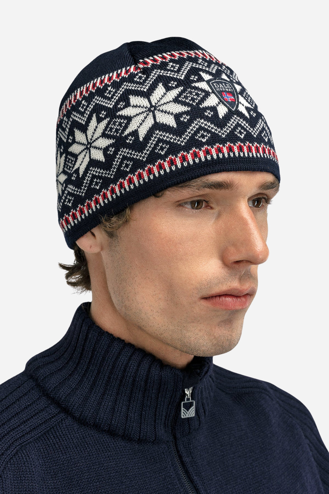 Dale of Norway - Garmisch Unisex Hat - Navy & Red