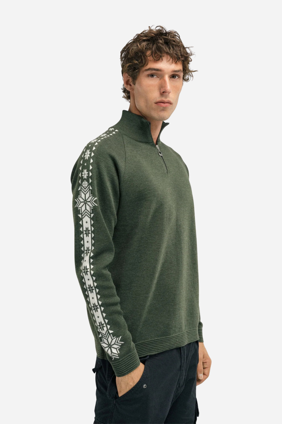 Dale of Norway - Geilo Men's Sweater - Dark green