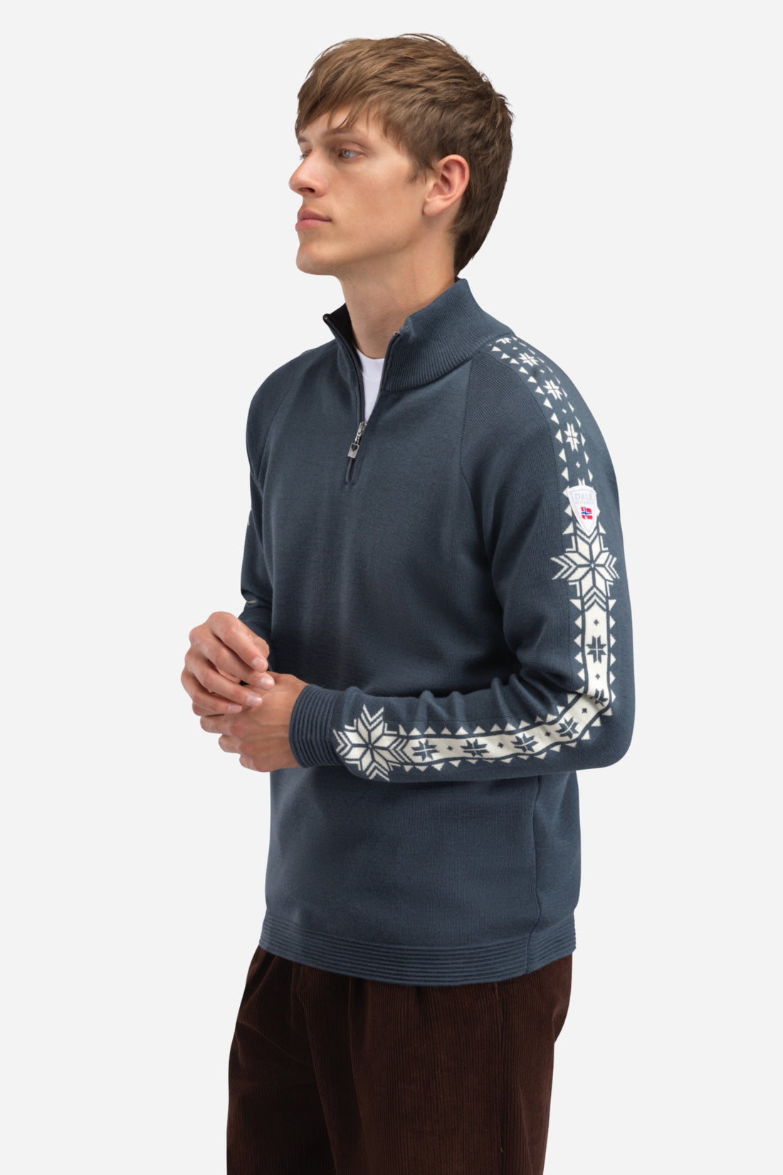 Dale of Norway - Geilo Men's Sweater - Steel