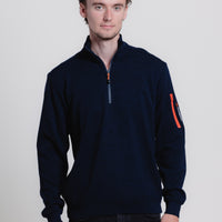 Ivanhoe - Hadar Half Zip - Navy