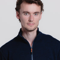 Ivanhoe - Hadar Half Zip - Navy