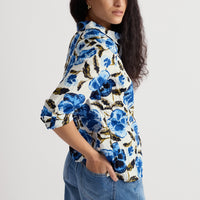 Larissa Shirt - Spring Pansy Chalk