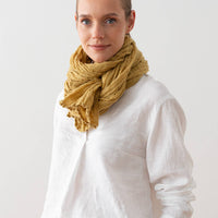 LinenMe - Gaza Scarf - Antique Gold