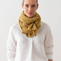 LinenMe - Gaza Scarf - Antique Gold