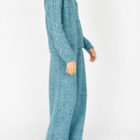 Irish - Corbin Cable Crew Neck - Larimar