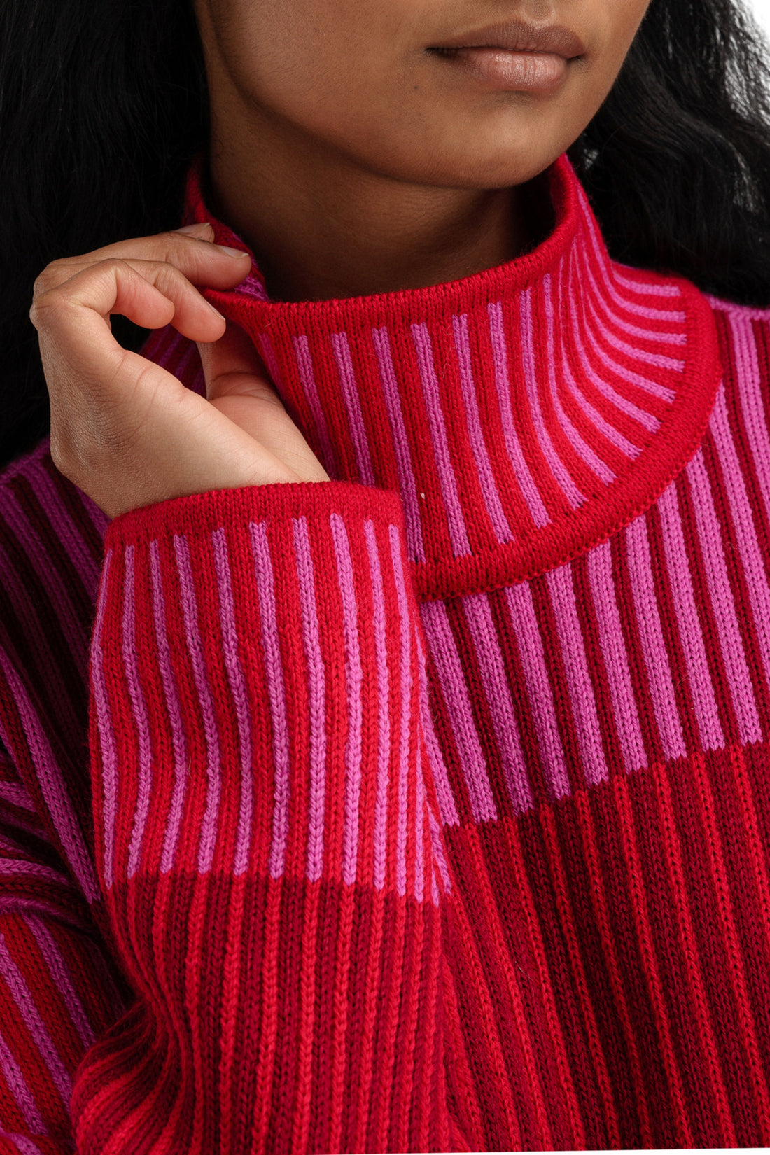 Dale of Norway - Skarstind Women's Sweater - Raspberry