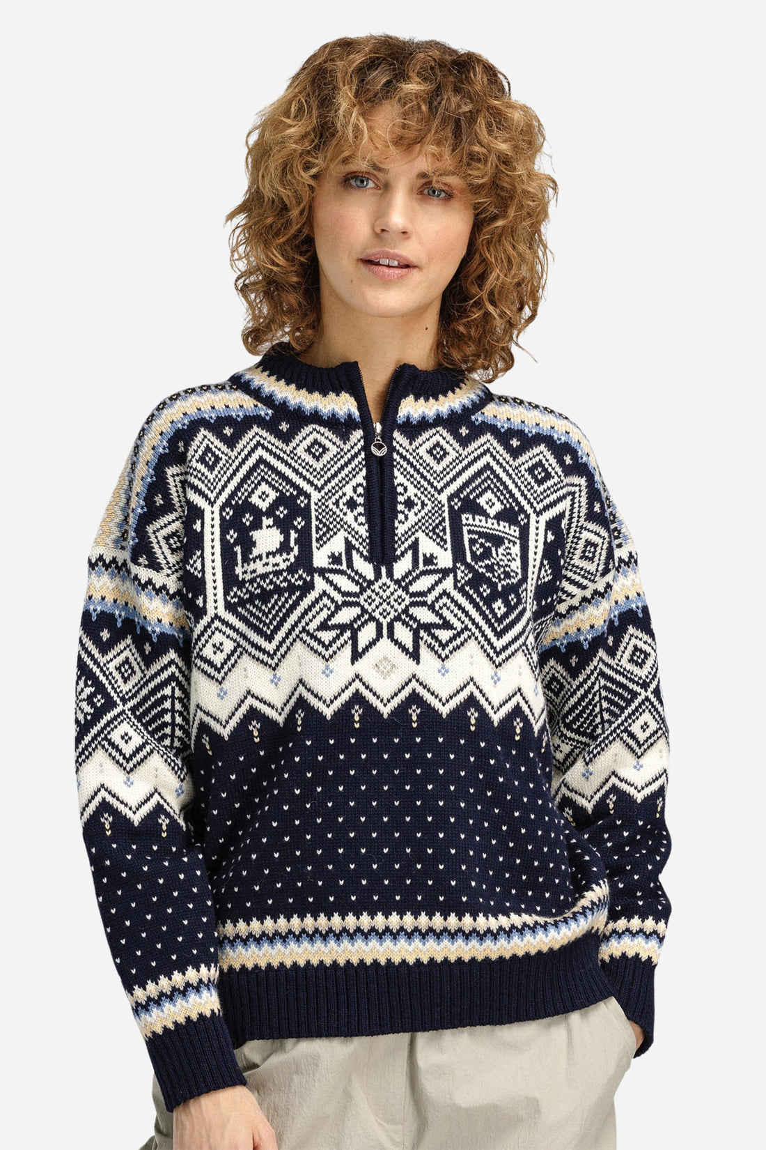 Dale of Norway - VM Trondheim Women's Sweater - Navy