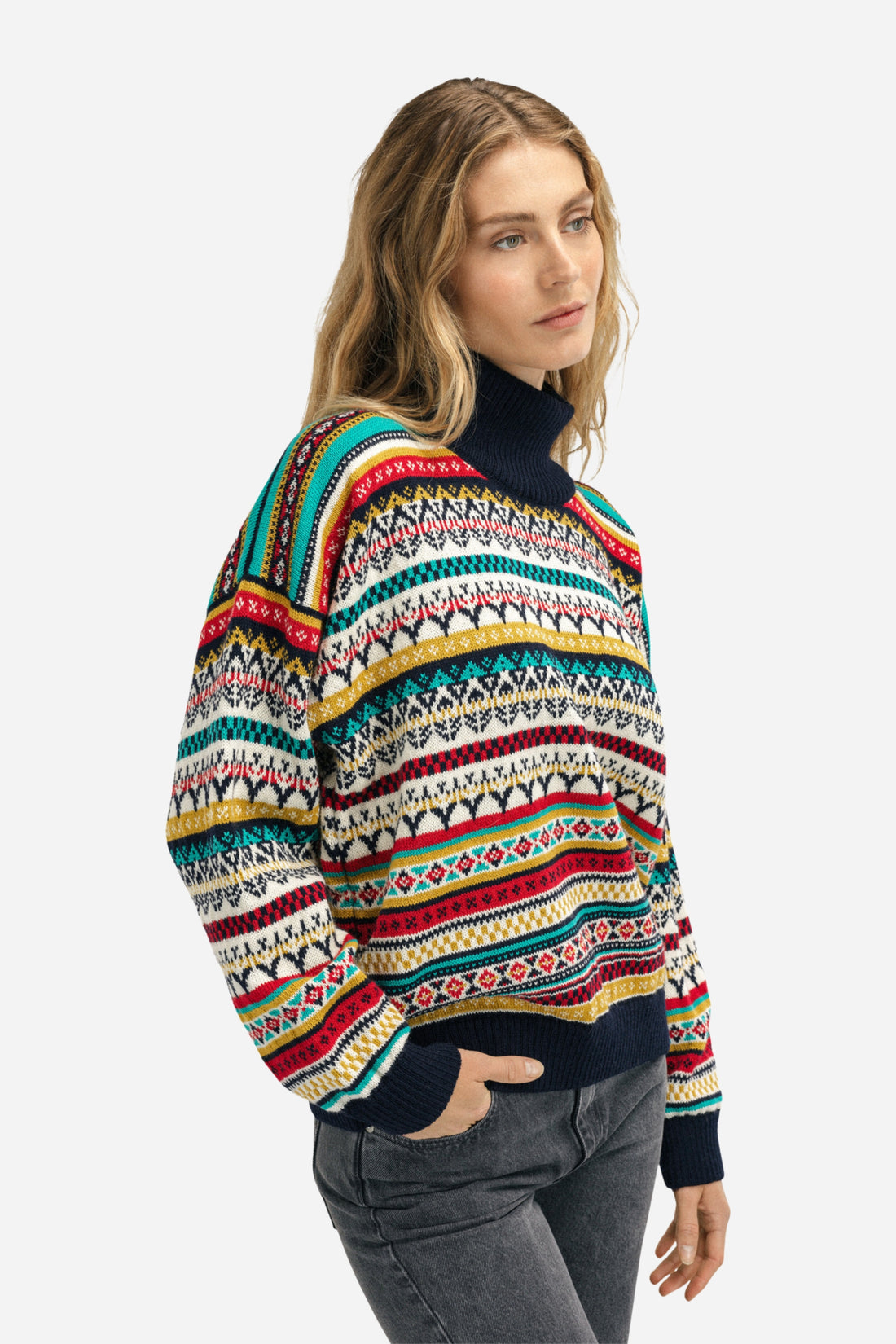 Dale of Norway - Utsira Women's Sweater - Raspberry