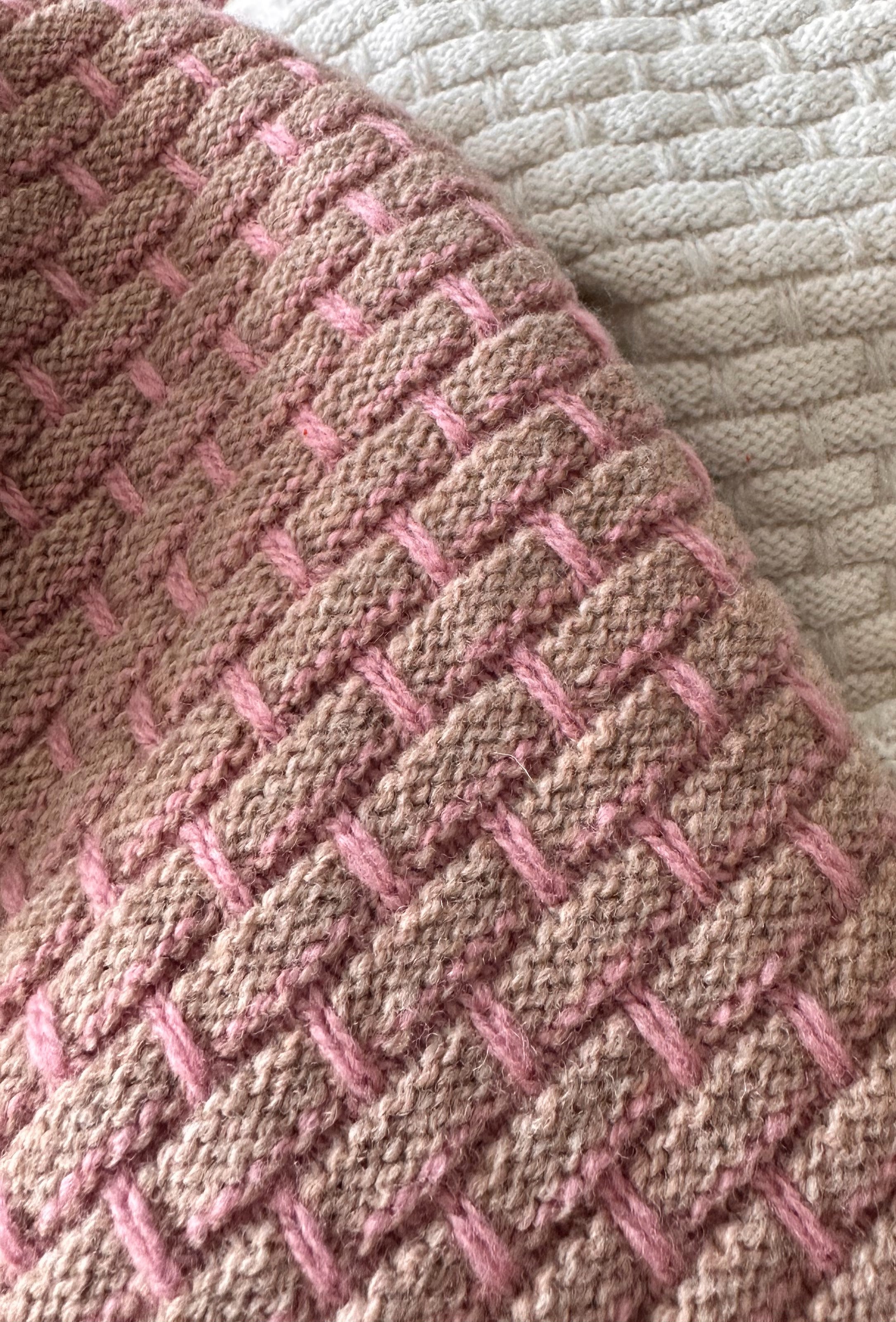 Basket Weave Sweater - Natural by Donna Wilson. 100% lambswool.